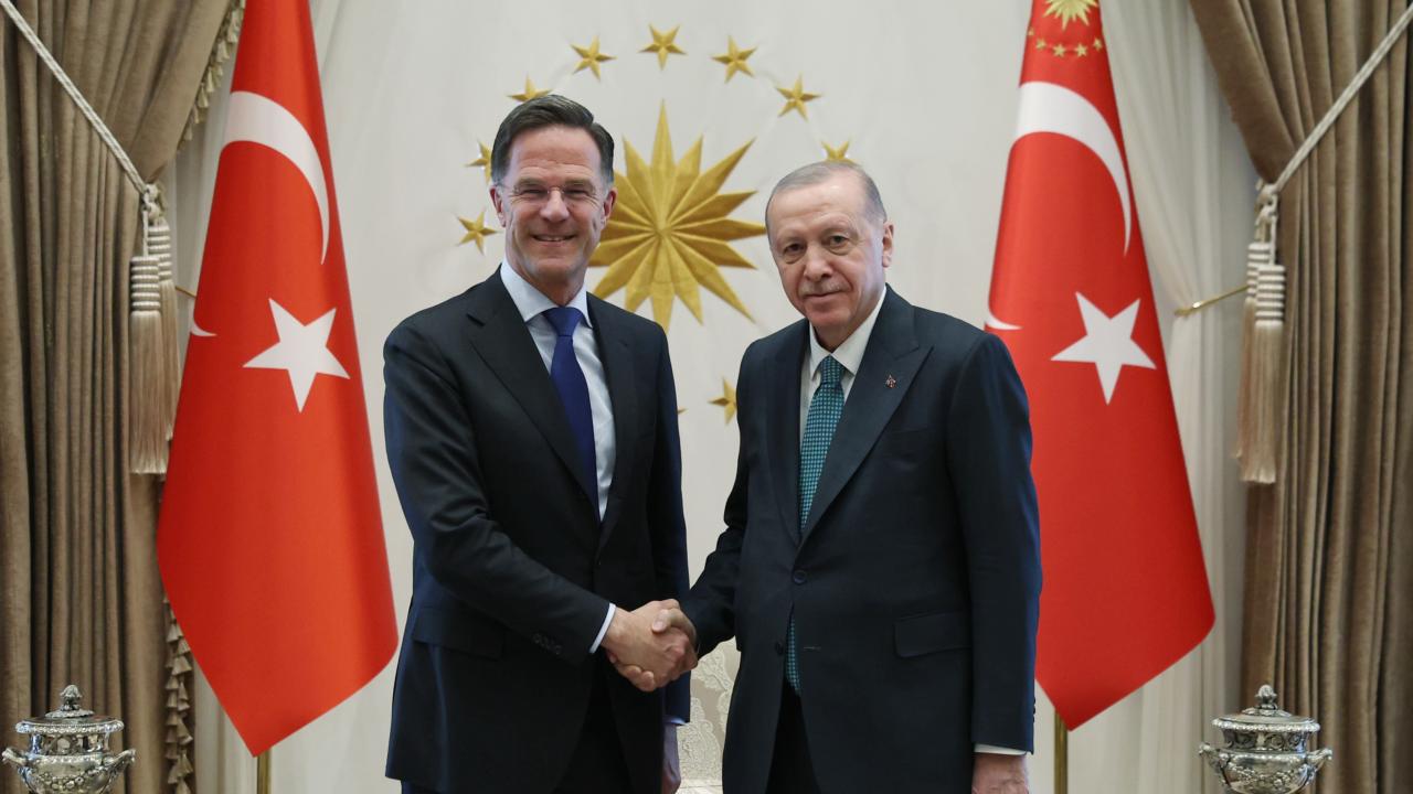 Cumhurbaşkanı Erdoğan NATO Genel Sekreteri Rutte'yi kabul etti