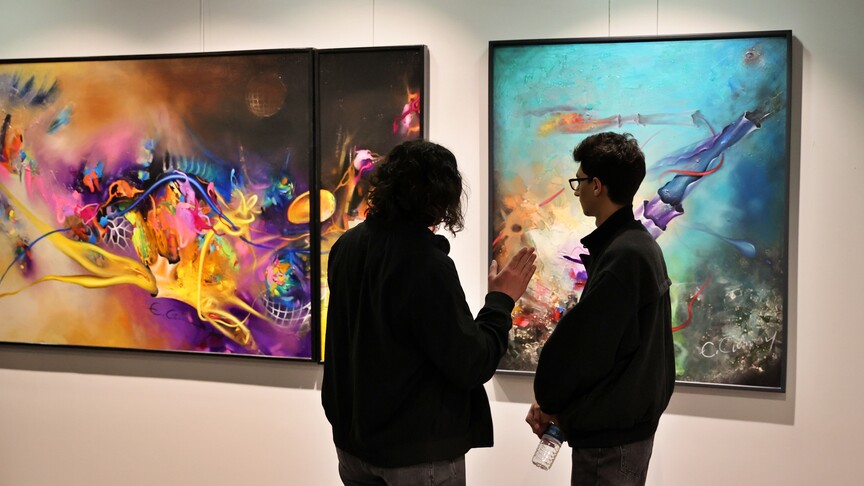 Samsun'da "Transhüman-izm" sergisi sanatseverlerin beğenisine sunuldu