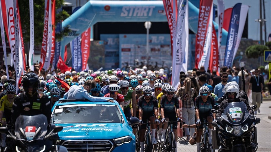 61. Cumhurbaşkanlığı Türkiye Bisiklet Turu'nda Marmaris-Kıran etabı başladı