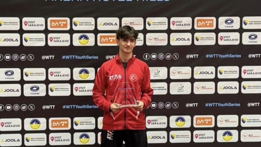 Berk Öztoprak, Dünya Masa Tenisi Gençlik Turu'nda şampiyon oldu