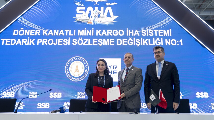 Savunma Sanayii Başkanlığı ve Zyrone Dynamics arasında imza töreni gerçekleştirildi